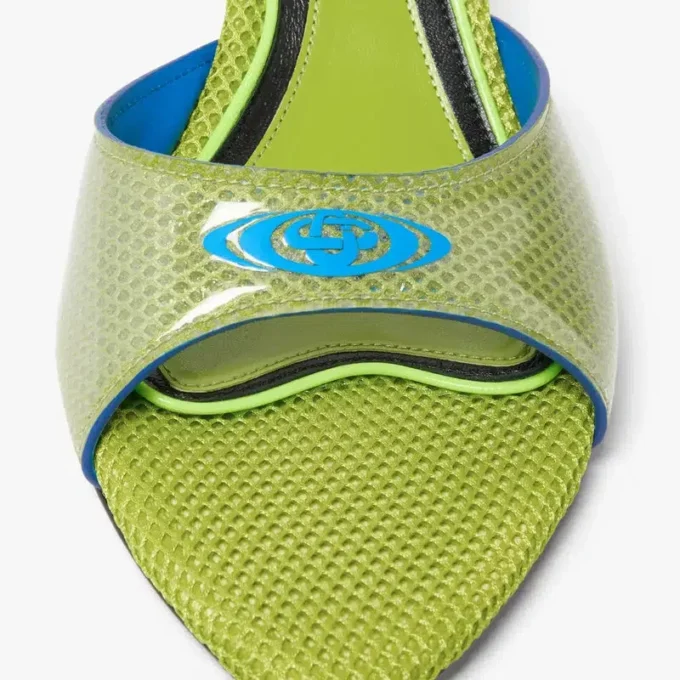 Green Heeled Mule Sandals Green Heeled Mule Sandals