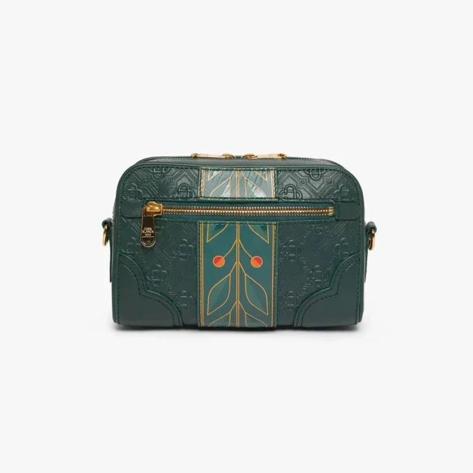 Green Monogram Crossbody Bag Green Monogram Crossbody Bag