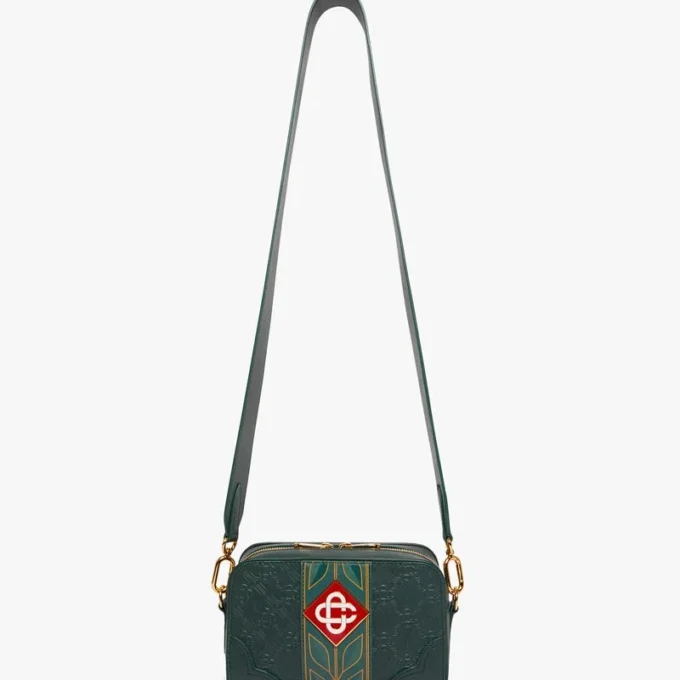 Green Monogram Crossbody Bag Green Monogram Crossbody Bag