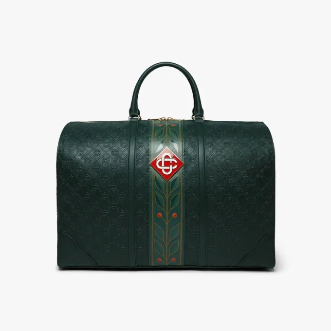 Green Monogram Weekender Bag
