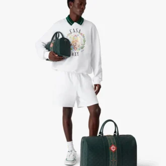 Green Monogram Weekender Bag