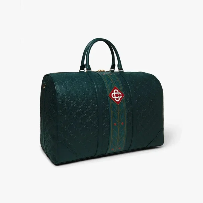 Green Monogram Weekender Bag