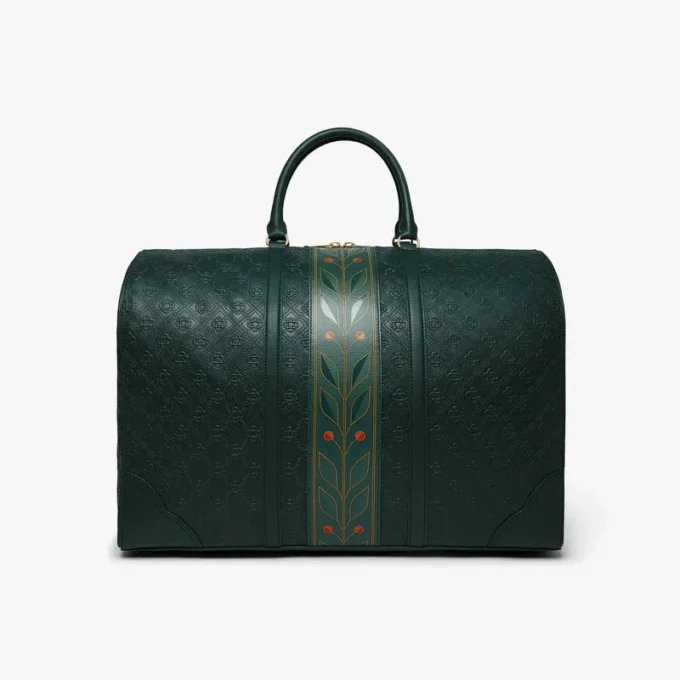 Green Monogram Weekender Bag