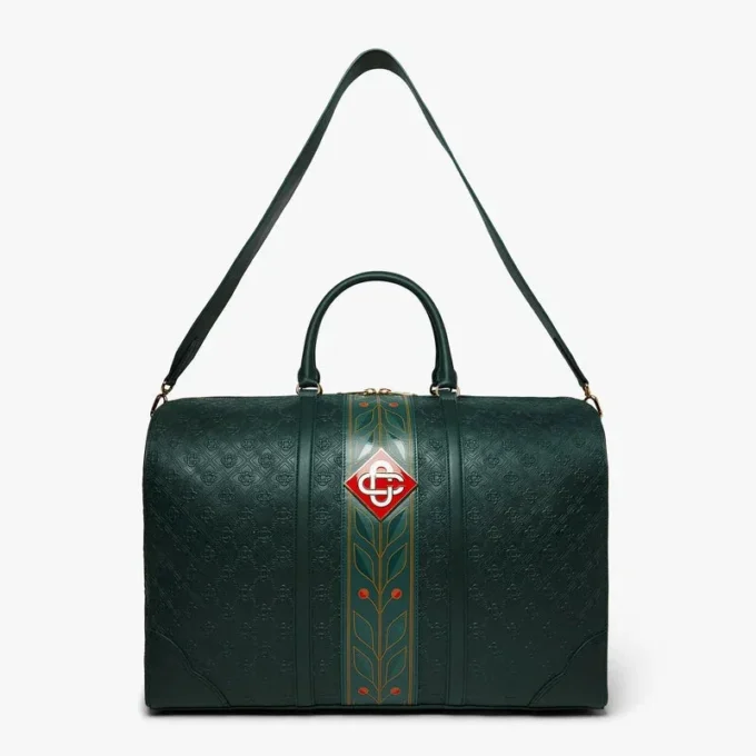 Green Monogram Weekender Bag