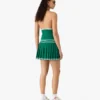 Green Pleated Halter Mini Dress Green Pleated Halter Mini Dress