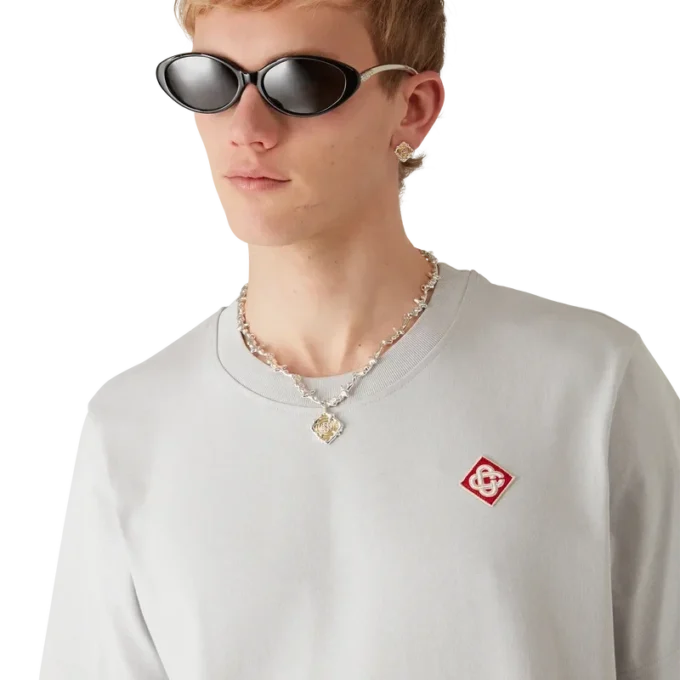 Grey Diamond Logo Short Sleeve T-Shirt