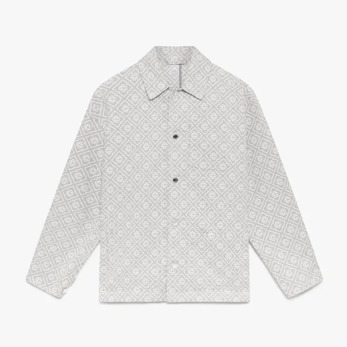 Grey Monogram Workwear Jacket