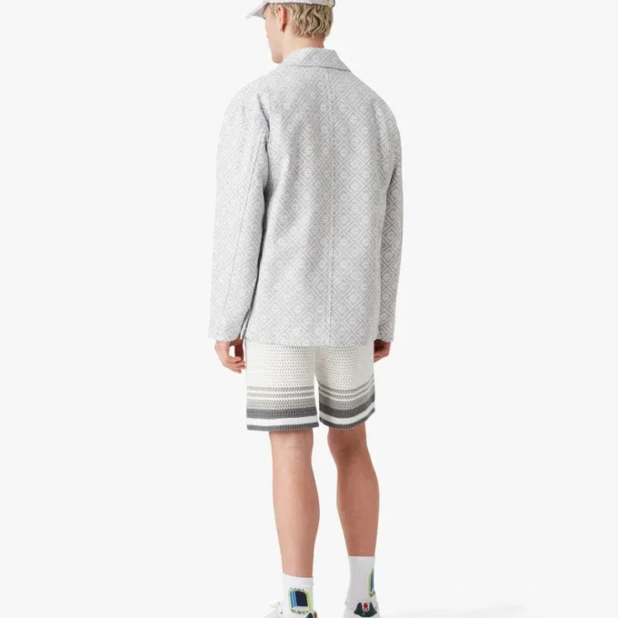 Grey Monogram Workwear Jacket