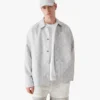 Grey Monogram Workwear Jacket