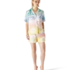 Halftone Logo Cuban Collar Short Sleeve Shirt Halftone Logo Cuban Collar Short Sleeve Shirt
