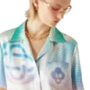 Halftone Logo Cuban Collar Short Sleeve Shirt Halftone Logo Cuban Collar Short Sleeve Shirt