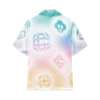 Halftone Logo Cuban Collar Short Sleeve Shirt Halftone Logo Cuban Collar Short Sleeve Shirt