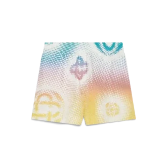 Halftone Logo Silk Shorts Halftone Logo Silk Shorts