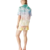 Halftone Logo Silk Shorts