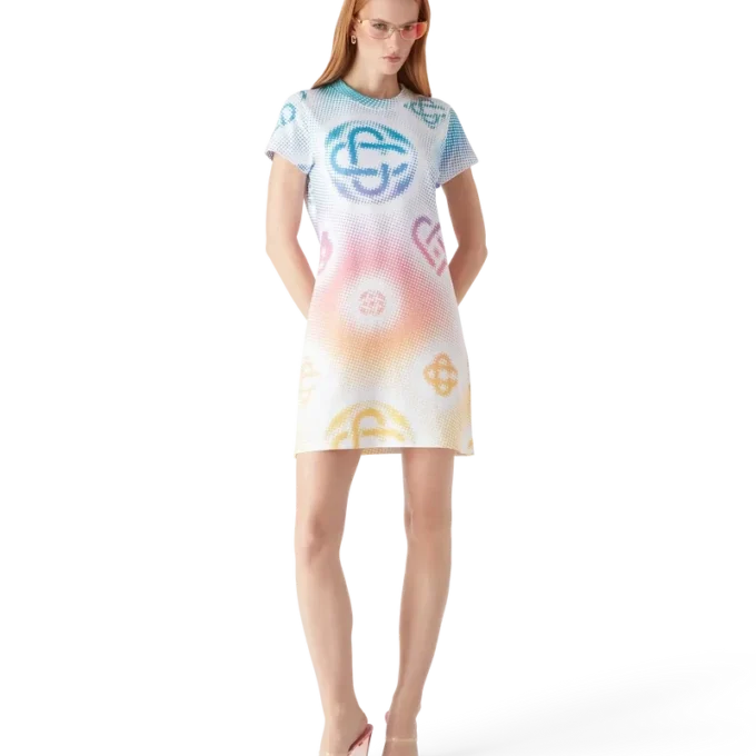 Halftone Logo T-Shirt Dress Halftone Logo T-Shirt Dress