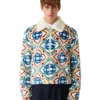 Jacquard Faux Fur Jacket Jacquard Faux Fur Jacket