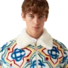 Jacquard Faux Fur Jacket Jacquard Faux Fur Jacket