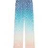 Jacquard Gradient Silk Trousers Jacquard Gradient Silk Trousers