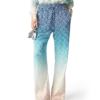 Jacquard Gradient Silk Trousers Jacquard Gradient Silk Trousers