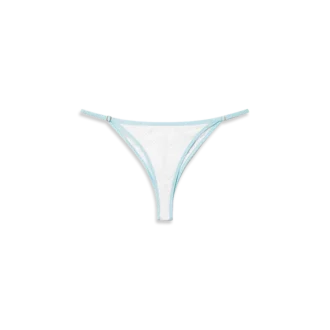Jacquard Monogram Bikini Bottoms