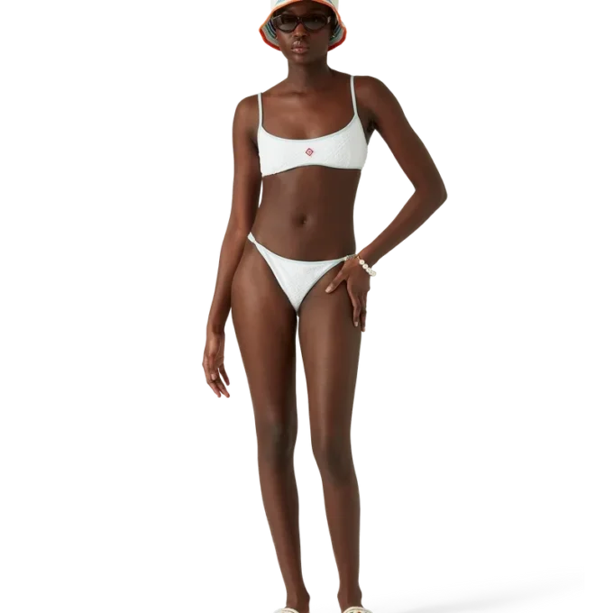 Jacquard Monogram Bikini Bottoms Jacquard Monogram Bikini Bottoms