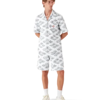 Jacquard Motif Track Shorts