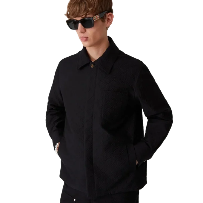 Jacquard Shacket