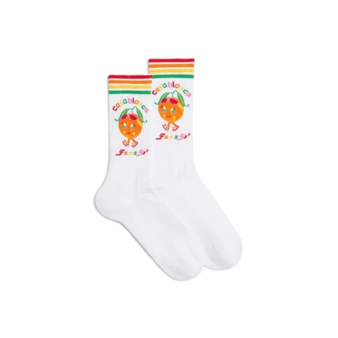 Kawaii Orange Socks Kawaii Orange Socks