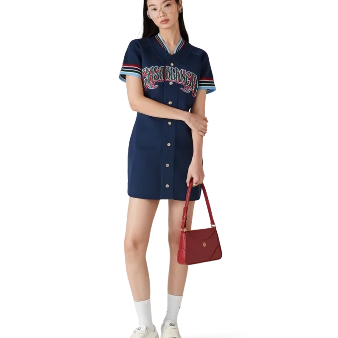 Knit Baseball Dress Knit Baseball Dress