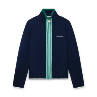 Knit Tennis Track Jacket
