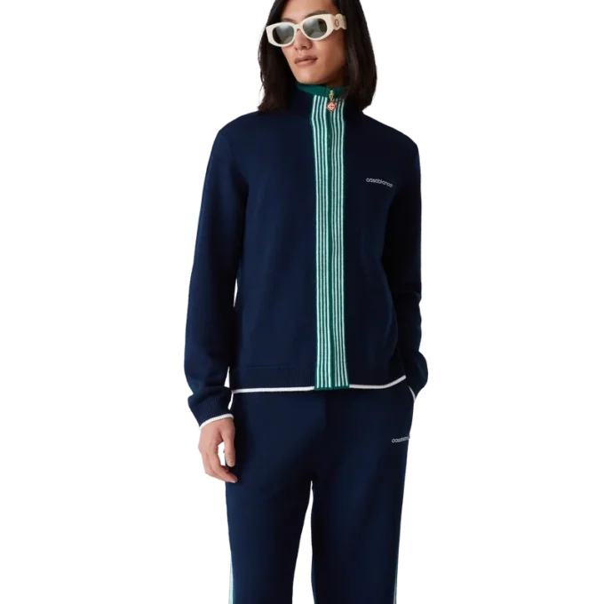 Knit Tennis Track Jacket Knit Tennis Track Jacket