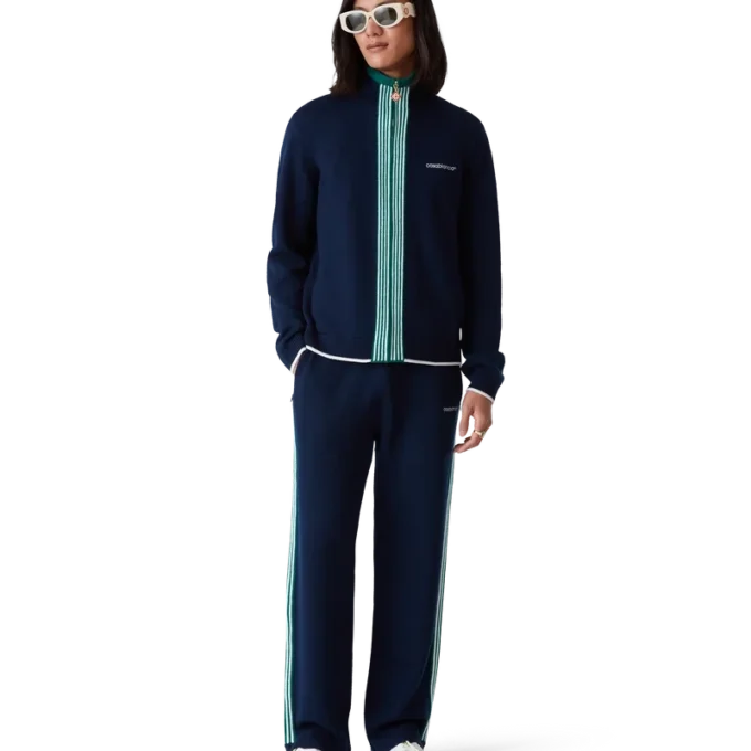 Knit Tennis Track Jacket Knit Tennis Track Jacket