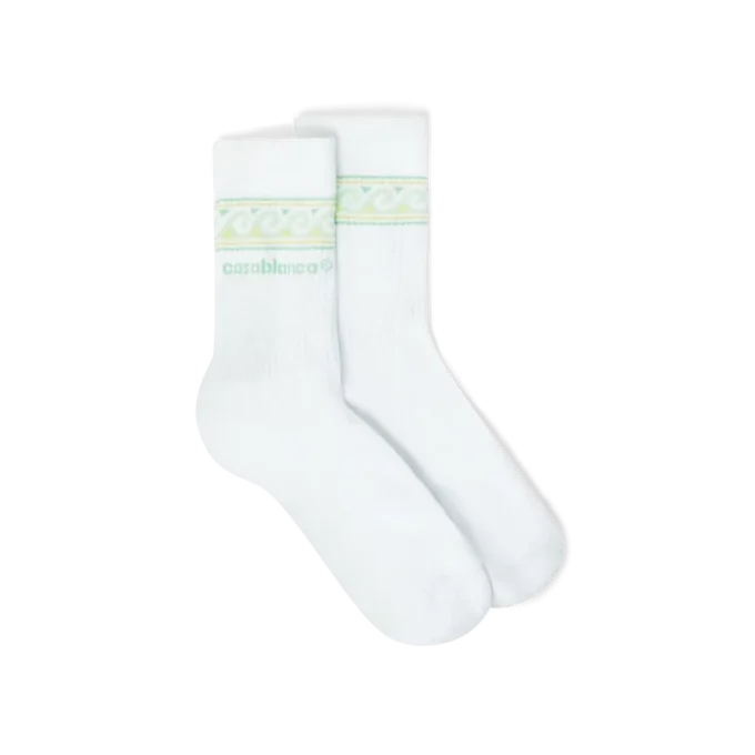Knitted Wave Knit Sock Knitted Wave Knit Sock