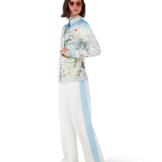 L’hiver Fleuri Long Sleeve Silk Twill Shirt L’hiver Fleuri Long Sleeve Silk Twill Shirt