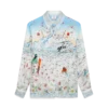 L’hiver Fleuri Long Sleeve Silk Twill Shirt L’hiver Fleuri Long Sleeve Silk Twill Shirt