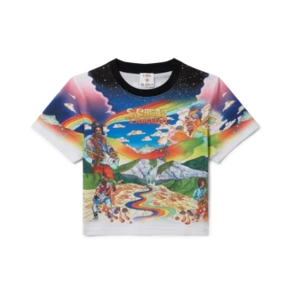 La Musique Cropped T-Shirt La Musique Cropped T-Shirt