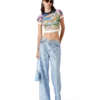 La Musique Cropped T-Shirt La Musique Cropped T-Shirt