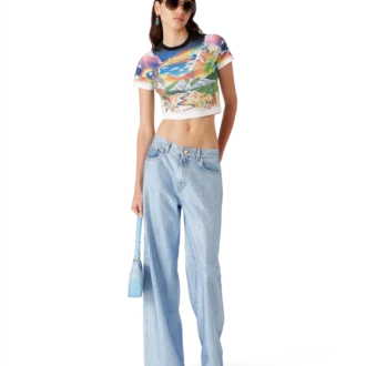 La Musique Cropped T-Shirt La Musique Cropped T-Shirt