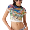 La Musique Cropped T-Shirt La Musique Cropped T-Shirt