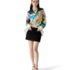 La Musique Long Sleeve Silk Shirt