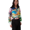La Musique Long Sleeve Silk Shirt