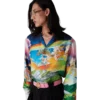 La Musique Long Sleeve Silk Shirt