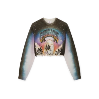 La Pramonition Cashmere Blend Cropped Jumper
