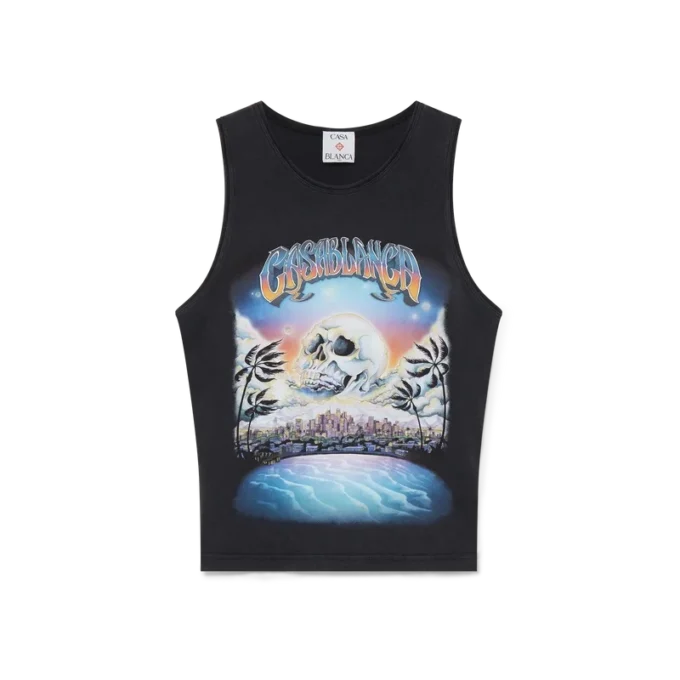 La Pramonition Cropped Tank Top La Pramonition Cropped Tank Top
