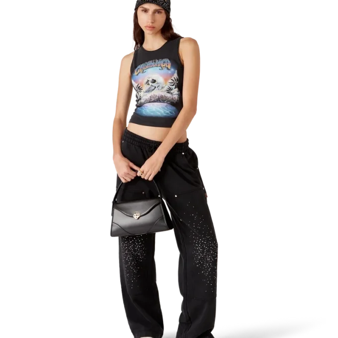 La Pramonition Cropped Tank Top La Pramonition Cropped Tank Top