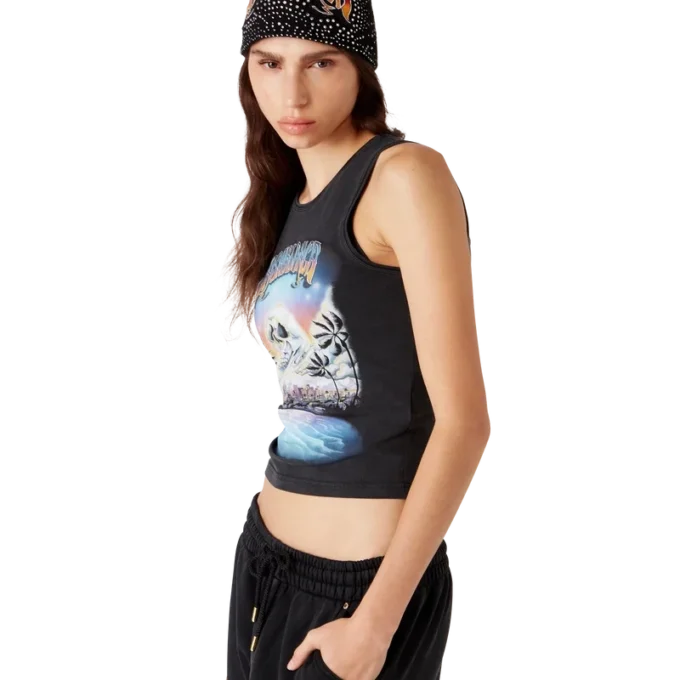 La Pramonition Cropped Tank Top La Pramonition Cropped Tank Top