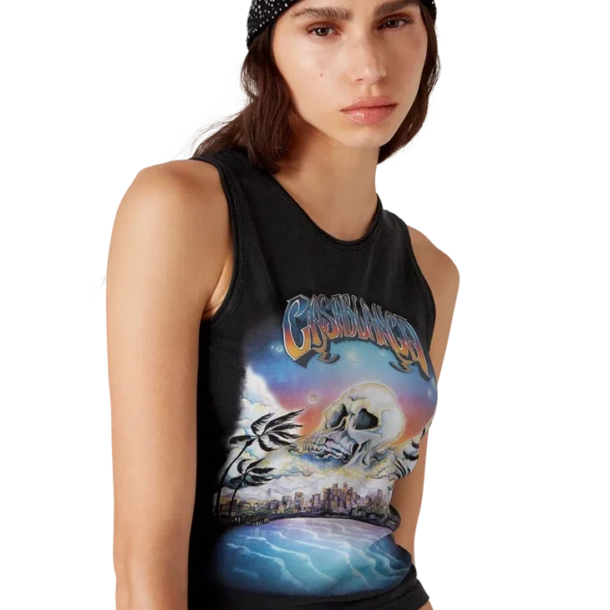 La Pramonition Cropped Tank Top La Pramonition Cropped Tank Top