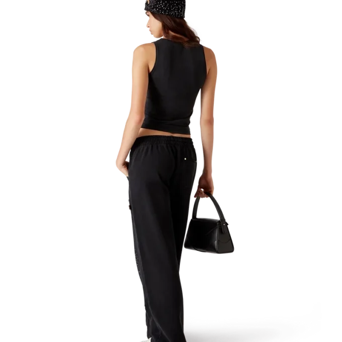 La Pramonition Crystal Embellished Sweatpants La Pramonition Crystal Embellished Sweatpants