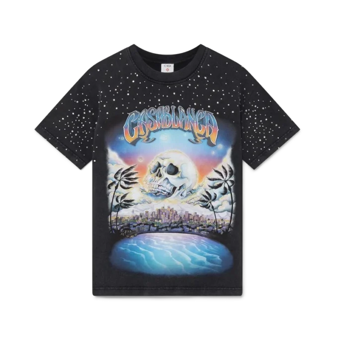 La Pramonition Crystal Embellished T-Shirt