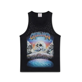 La Pramonition Crystal Embellished Tank Top